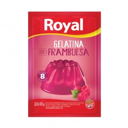 GELATINA ROYAL FRAMBUESA X40G