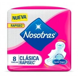 T/F NOSOTRAS CLASICA ROSA x8u