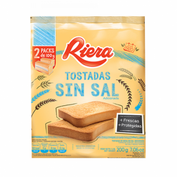 TOST.RIERA CLASICA S/SAL X200G